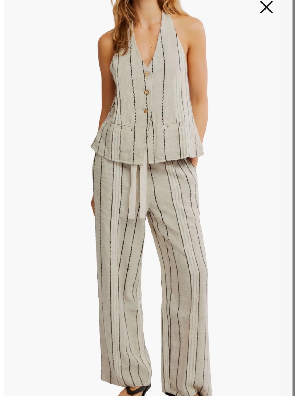 Free People Take Me To Paris two piece set